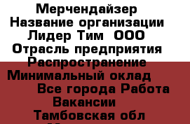 Мерчендайзер › Название организации ­ Лидер Тим, ООО › Отрасль предприятия ­ Распространение › Минимальный оклад ­ 20 000 - Все города Работа » Вакансии   . Тамбовская обл.,Моршанск г.